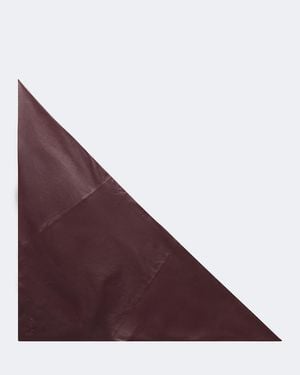 Magda Butrym Leather Head Scarf - Purple
