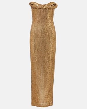 Rachel Gilbert Verzierte Robe Rosalie - Natur