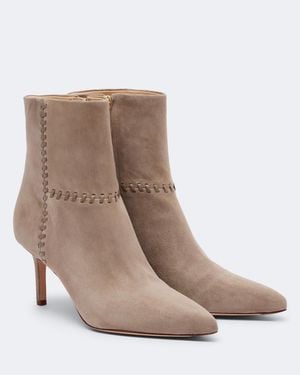 Veronica Beard Bottines Lisa En Daim - Marron