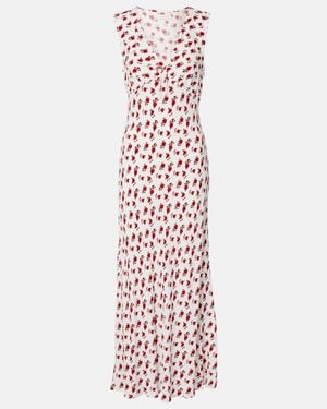 Faithfull the Brand Josephine Floral Maxi Dress - White