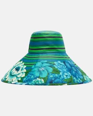 ALÉMAIS Sonnenhut Margo Aus Baumwoll-Canvas - Grün