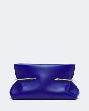 Givenchy Pinch Leather Clutch - Purple