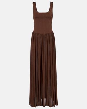 Jonathan Simkhai Jamie Jersey Maxi Dress - Brown