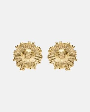 YSSO Ilios 24Kt-Plated Earrings - Metallic