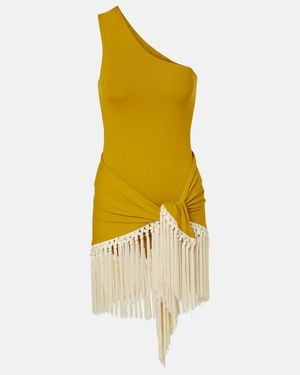 Taller Marmo Yacare Swimsuit And Beach Cover-Up Set - Yellow