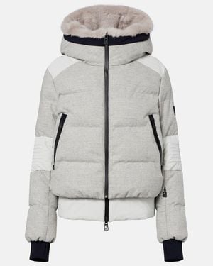 Toni Sailer Sasha Hooded Ski Jacket - Grey