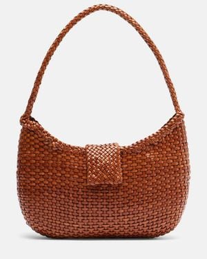 RIXO London X Dragon Diffusion Schultertasche Saorise Small - Braun