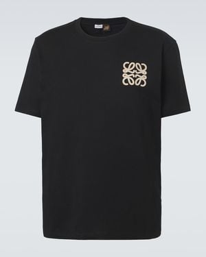 Loewe Paula's Ibiza Cotton Jersey T-Shirt - Black