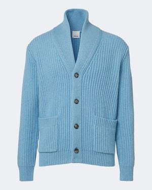 Allude Cardigan Aus Wolle Und Cashmere - Blau