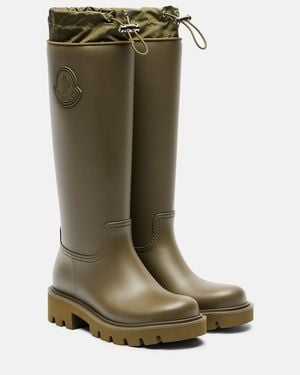Moncler Botas De Lluvia Kickstream Con Logo - Verde