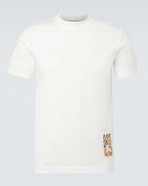 Burberry Cotton T-Shirt - White