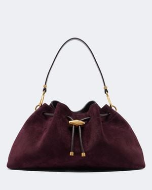 Jimmy Choo Bolso Saco Cinch Medium Medium De Ante - Morado