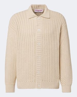 Orlebar Brown Cardigan Thomas Aus Baumwolle - Natur