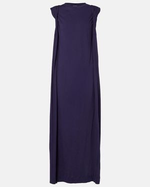 Dries Van Noten Cotton Midi Dress - Blue