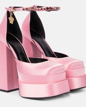 Versace Medusa Aevitas Platforms - Pink