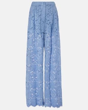 Dolce & Gabbana Lace Trousers - Blue