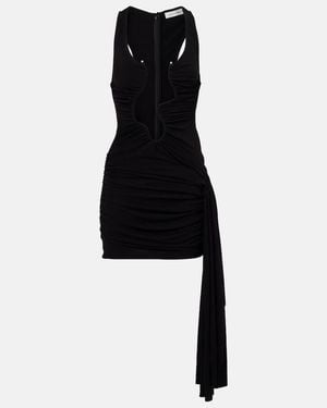 Christopher Esber Salacia Draped Minidress - Black