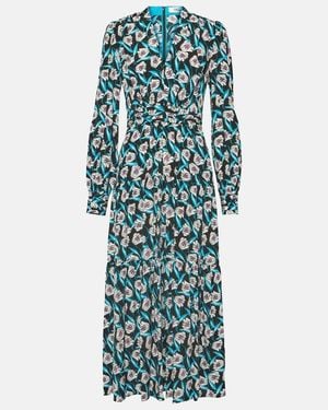 Diane von Furstenberg Gil Shirtdress - Blue