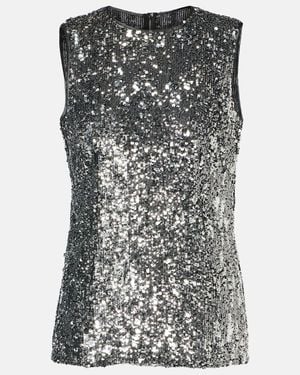 Dolce & Gabbana Sequined Top - Grey