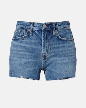 7 For All Mankind June Denim Shorts - Blue