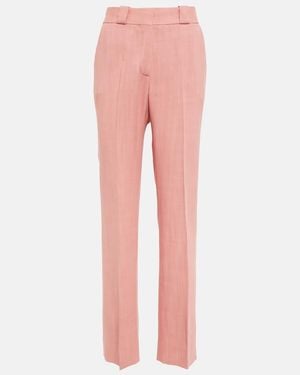 Blazé Milano Blaze Milano Percheron High-rise Pants - Pink