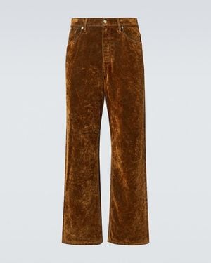 Dries Van Noten Pine Wide-Leg Jeans - Brown