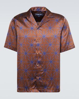 Frescobol Carioca Roberto Silk Shirt - Red