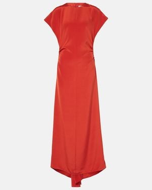 TOVE Neveah Silk-Blend Gown - Red