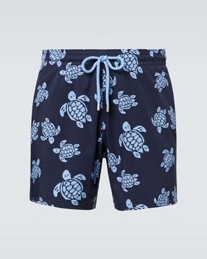 Vilebrequin Bedruckte Badehose - Blau