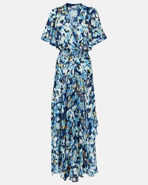 Poupette Mabelle Floral Maxi Dress - Blue