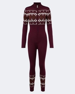Perfect Moment Bodysuit Aus Wolle - Rot