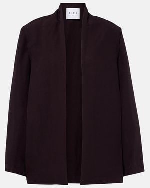 Alaïa Poplin Jacket - Black