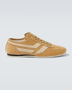 Tom Ford Brook Suede Trainers - Natural