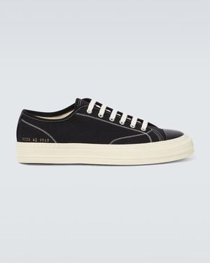 Common Projects Tournament Canvas Trainers - Black