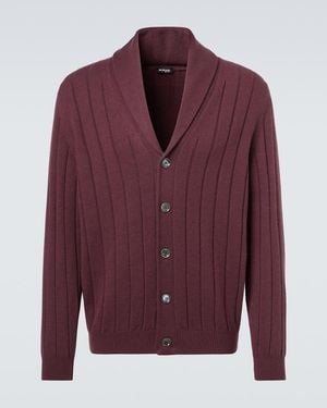 Kiton Cardigan En Cachemire - Rouge