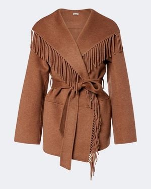 Jonathan Simkhai Rowen Wool-Blend Jacket - Brown