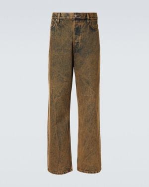 Dries Van Noten Faded Wide-Leg Jeans - Natural