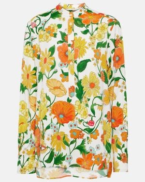 Stella McCartney Floral Blouse - Green