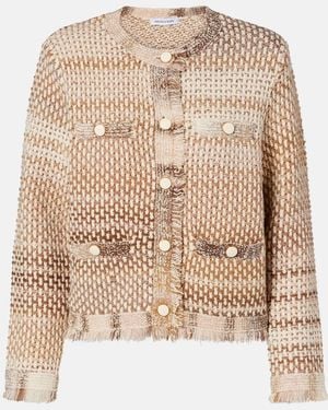 Veronica Beard Sariyah Cotton And Wool-Blend Jacket - Natural