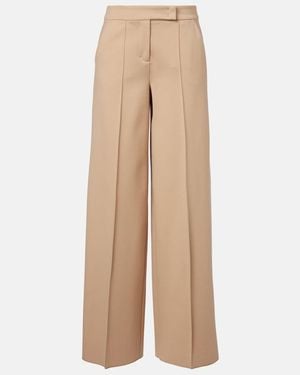 Dorothee Schumacher Emotional Essence High-Rise Wide-Leg Trousers - Natural