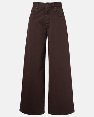 Brunello Cucinelli Monili Wide-Leg Jeans - Brown