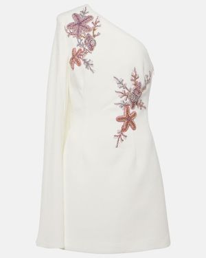 Rebecca Vallance Chantara Embellished Minidress - White