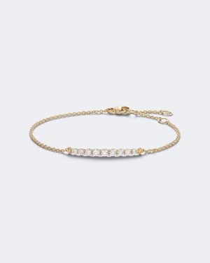 David Yurman Petite Pave 18Kt Bracelet With Diamonds - Metallic
