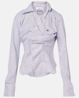 Vivienne Westwood Hemd Aus Popeline - Blau