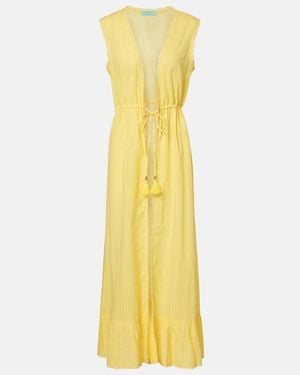 Melissa Odabash Tessa Cotton Beach Cover-Up - Yellow