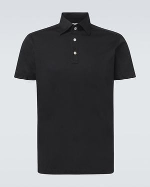 Kiton Polo De Algodon - Negro