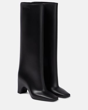 Coperni Rubber Bridge Knee-High Boots - Black