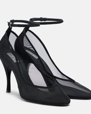 Alaïa Pumps Aus Mesh - Schwarz