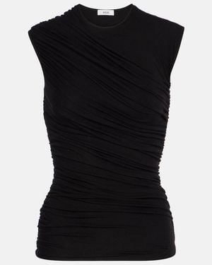 Agolde Ester Ruched Top - Black
