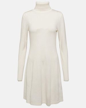 Jardin Des Orangers Wool And Cashmere Minidress - White